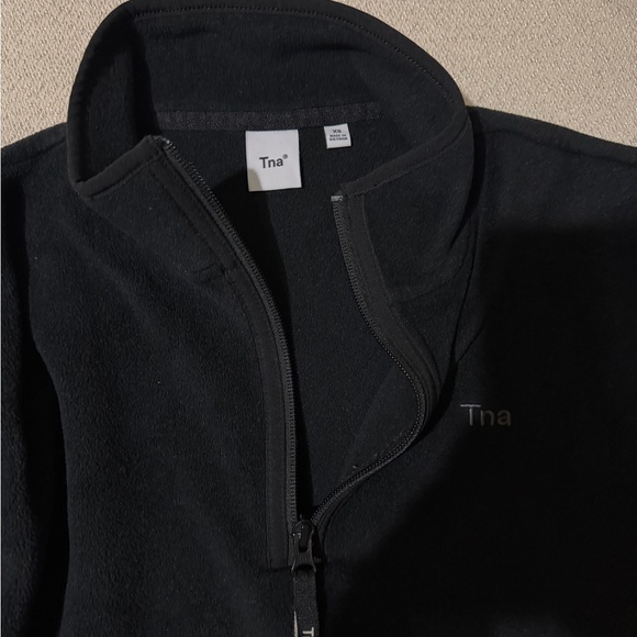 Aritzia Tna Sno Polar Fleece 1/4 Zip Hip Sweater - Picture 4 of 10